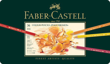 Faber Castell FC-110036 Kleurpotlood Polychromos Etui &agrave; 36 Stuks