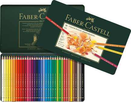 Faber Castell FC-110036 Kleurpotlood Polychromos Etui &agrave; 36 Stuks