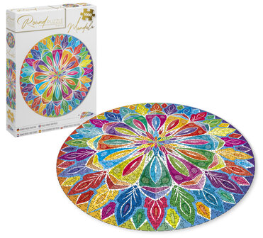 Grafix Mandala Ronde Puzzel 1000 Stukjes