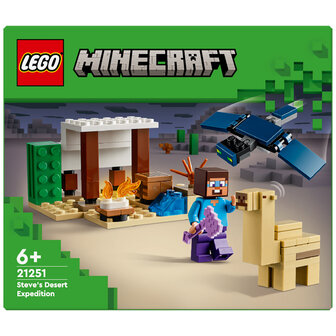 Lego Minecraft 21251 Steve&#039;s Desert Expedition