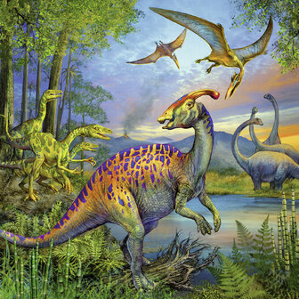Ravensburger 3 Dinosauri&euml;rs Puzzels 3x49 Stukjes