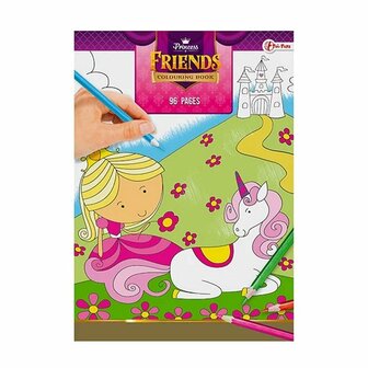 Princess Friends Kleurboek 96 Bladzijden