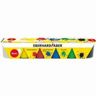 Eberhard Faber EF-575509 Schoolverf Tempera 6 Potjes