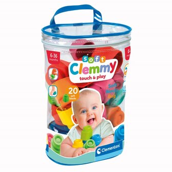 Clementoni Soft Clemmy 20 Blokken