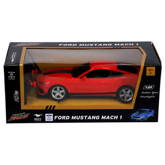 RC Ford Mustang Mach 1 1:24 + Licht Rood