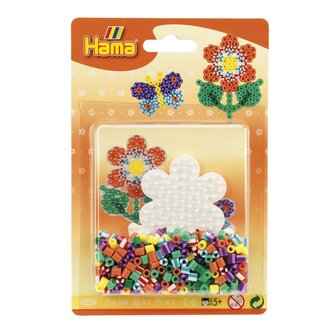 Hama Strijkkralen Vlinder en Bloem Set 350 Stuks