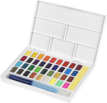 Faber Castell FC-169736 Waterverf Faber-Castell In Box Met 36 Kleuren