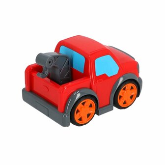 Kiddygo Busy Truck + Licht en Geluid Rood