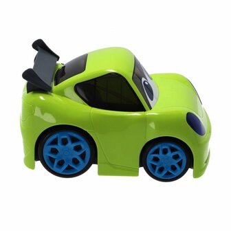 Kiddygo RC Crazy Racer Sport Auto 19 cm + Licht en Geluid Geel