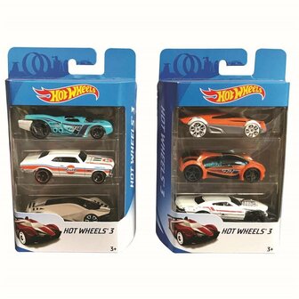 Hot Wheels 3-Pack Assorti