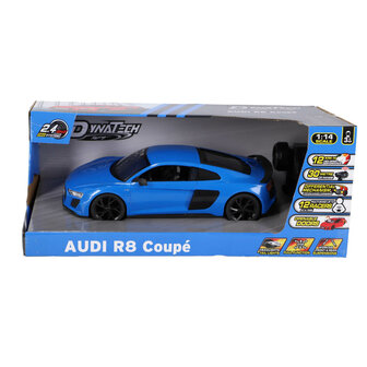 RC Audi R8 Coup&eacute; 1:14 + Licht Blauw