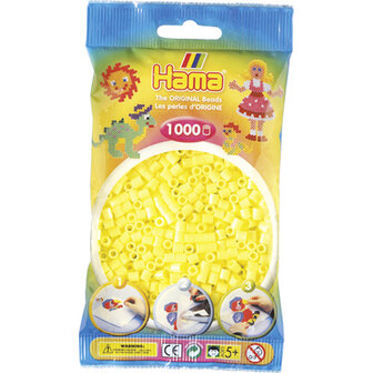 Hama Strijkkralen 1000 Stuks Geel Pastel