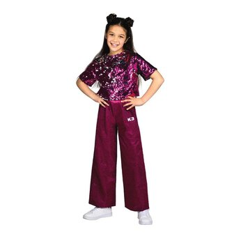 K3 Glitter Outfit 3-5 Jaar Roze