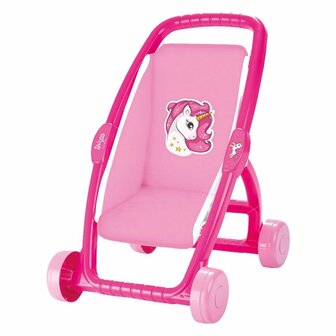 Dolu Eenhoorn Kinderwagen Roze