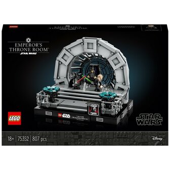 Lego Star Wars 75352 Emperor&#039;s Throne Room Diorama