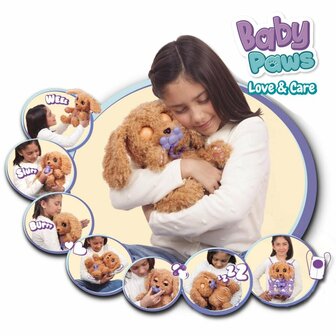 Baby Paws Labradoodle Interactieve Knuffel + Geluid