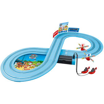 Carrera First Paw Patrol Racebaan + 2 Auto&#039;s en 2 Controllers 240 cm