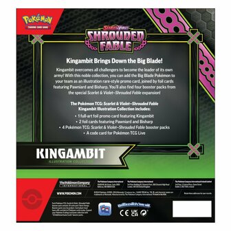 Pok&eacute;mon Scarlet &amp; Violet Shrouded Fable Illustration Collection Kingambit