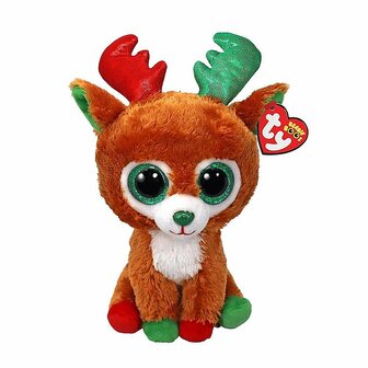 TY Beanie Boos Knuffel Rendier Tinseltoes 15 cm