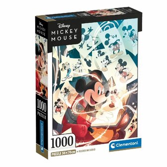 Clementoni Puzzel Disney Mickey Mouse 1000 Stukjes