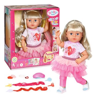 Zapf Creation Baby Born Carla 43 cm + Haaraccessoires