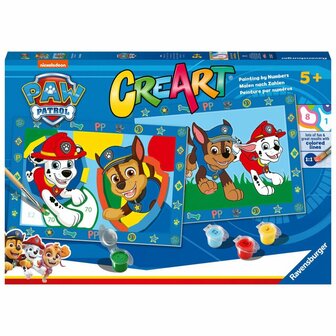 Ravensburger CreArt Paw Patrol Schilderen op Nummer