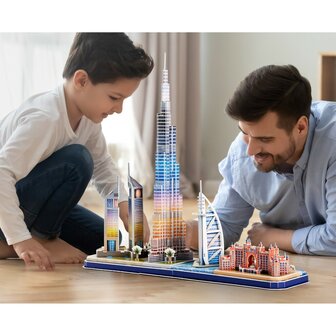 Cubic Fun 3D LED Puzzel Dubai 182 Stukjes