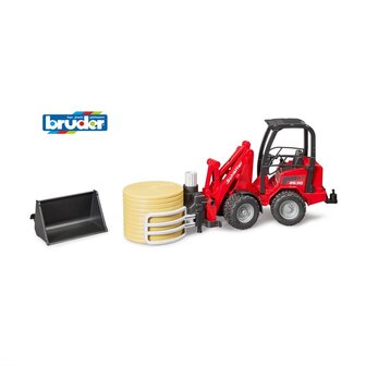 Bruder 2034 Schaeffer Shovel met Balengrijper en Baal