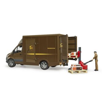 Bruder 02678 Mercedes Benz Sprinter UPS + Figuur en Accessoires