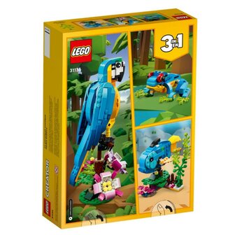 Lego Creator 31136 3in1 Exotische Papegaai