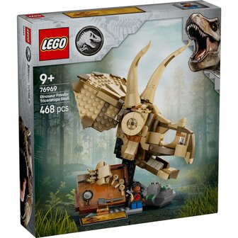 Lego Jurassic World 76969 Dinosaurusfossielen Triceratops Schedel