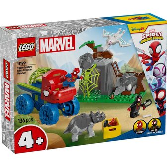 Lego Spidey and Friends 11199 Spidey Reddingsmissie met Dinotruck