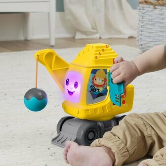 Fisher Price Tel- en Stapelkraan + Licht en Geluid