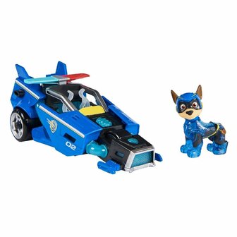 Paw Patrol Mighty Movie Politiewagen met Chase + Licht en Geluid