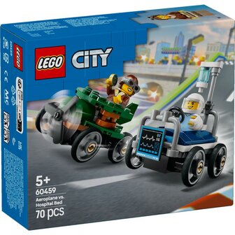 Lego City 60459 Vliegtuig vs Ziekenhuisbed