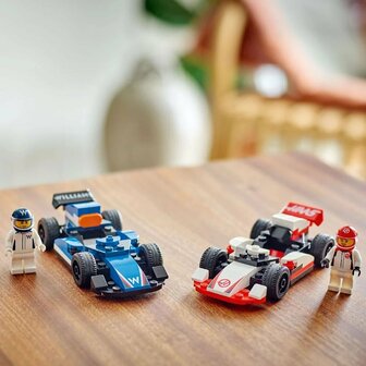 Lego City 60464 F1 Williams Racing en Haas F1 Racewagens