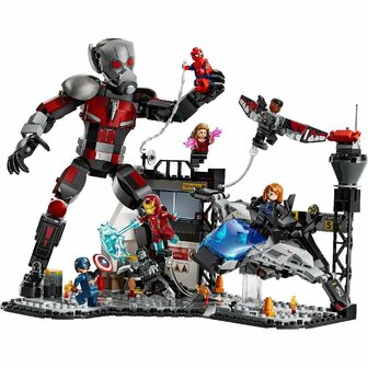 Lego Super Heroes 76314 Marvel Captain America Civil War Actiescene