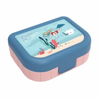 Rotho Memory Kids Lunchbox To Go Kids Explorer 1L Blauw/Roze