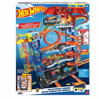 Hot Wheels City Ultieme Garage Speelset + 2 Auto&#039;s