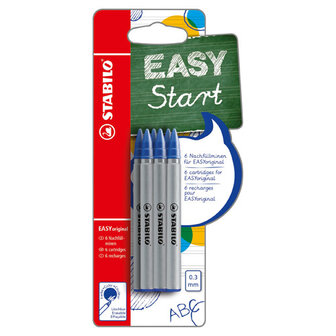 Stabilo Easy Original Refill Blauw