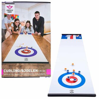 Longfield Curling Shuffleboard 180x39 cm