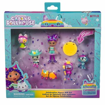 Gabby&#039;s Dollhouse Feest Figuren Set 6 Stuks