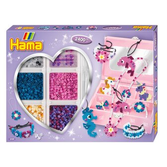 Hama Strijkkralen Sieraden Maken Set 2400 Stuks