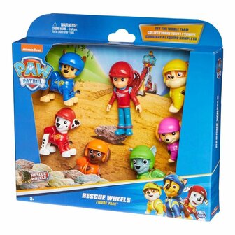 Paw Patrol Rescue Wheels Figuren 7 Stuks