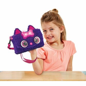 VTech Kid&#039;Couture Cat Cre&euml;er &amp; Leer Handtas + Licht en Geluid Paars/Roze