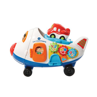 VTech Toet Toet 2in1 Vrachtvliegtuig + Vince Vliegtuig + Licht en Geluid