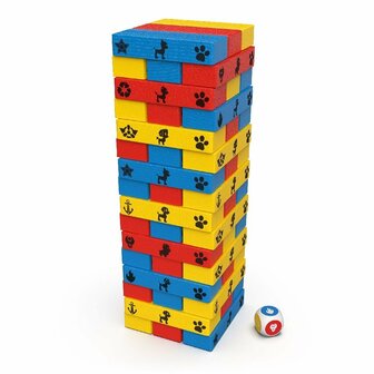 Paw Patrol Jumbling Tower 48 Houten Blokken