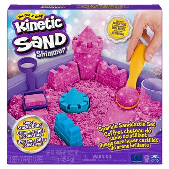 Kinetic Sand Sparkling Sandcastle Speelset Roze