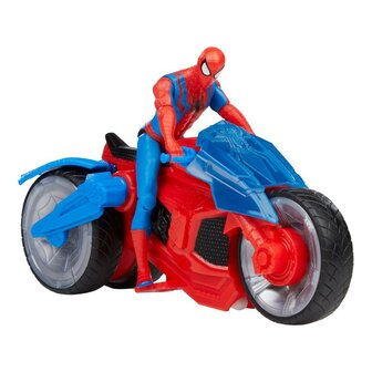 Spiderman Figuur en Voertuig