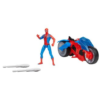 Spiderman Figuur en Voertuig